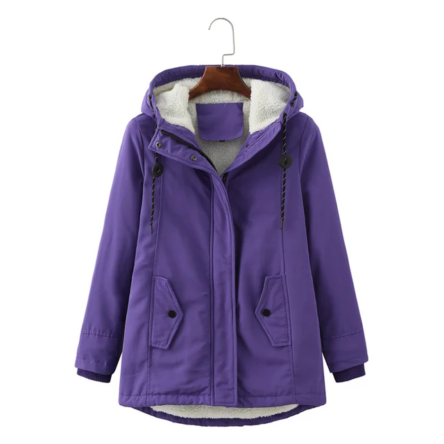 Kapuzenmantel Damen Winter Schick & Zeitlos