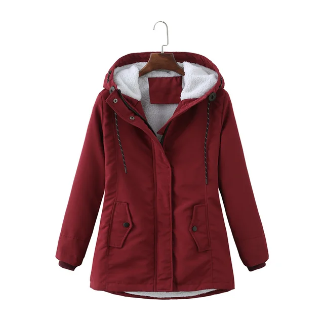 Kapuzenmantel Damen Winter Schick &amp; Zeitlos