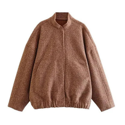 Übergröße Bomberjacke Damen Style