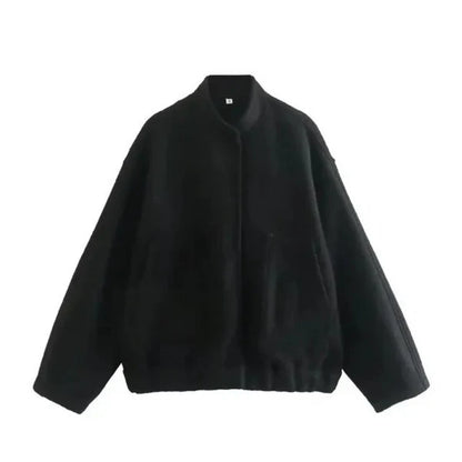 Übergröße Bomberjacke Damen Style