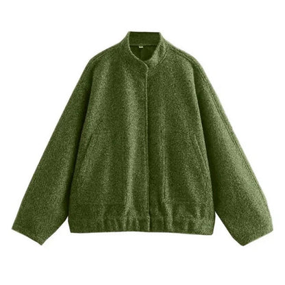 Übergröße Bomberjacke Damen Style