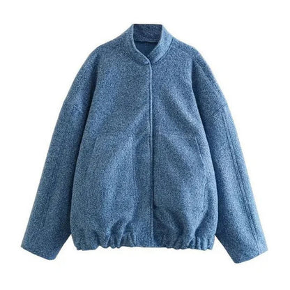 Übergröße Bomberjacke Damen Style