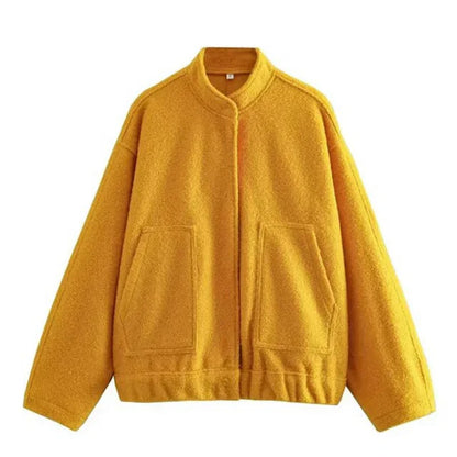 Übergröße Bomberjacke Damen Style