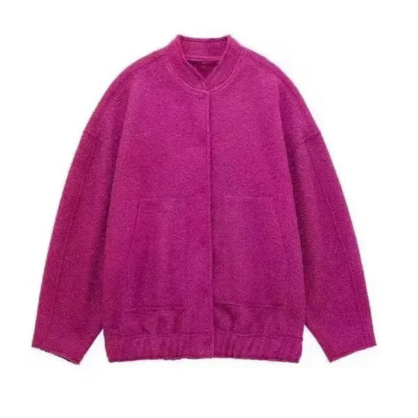 Übergröße Bomberjacke Damen Style