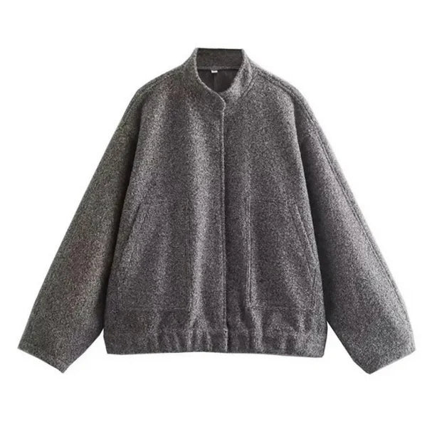 Übergröße Bomberjacke Damen Style