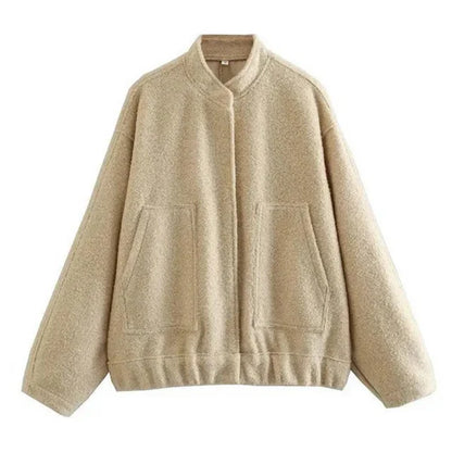 Übergröße Bomberjacke Damen Style