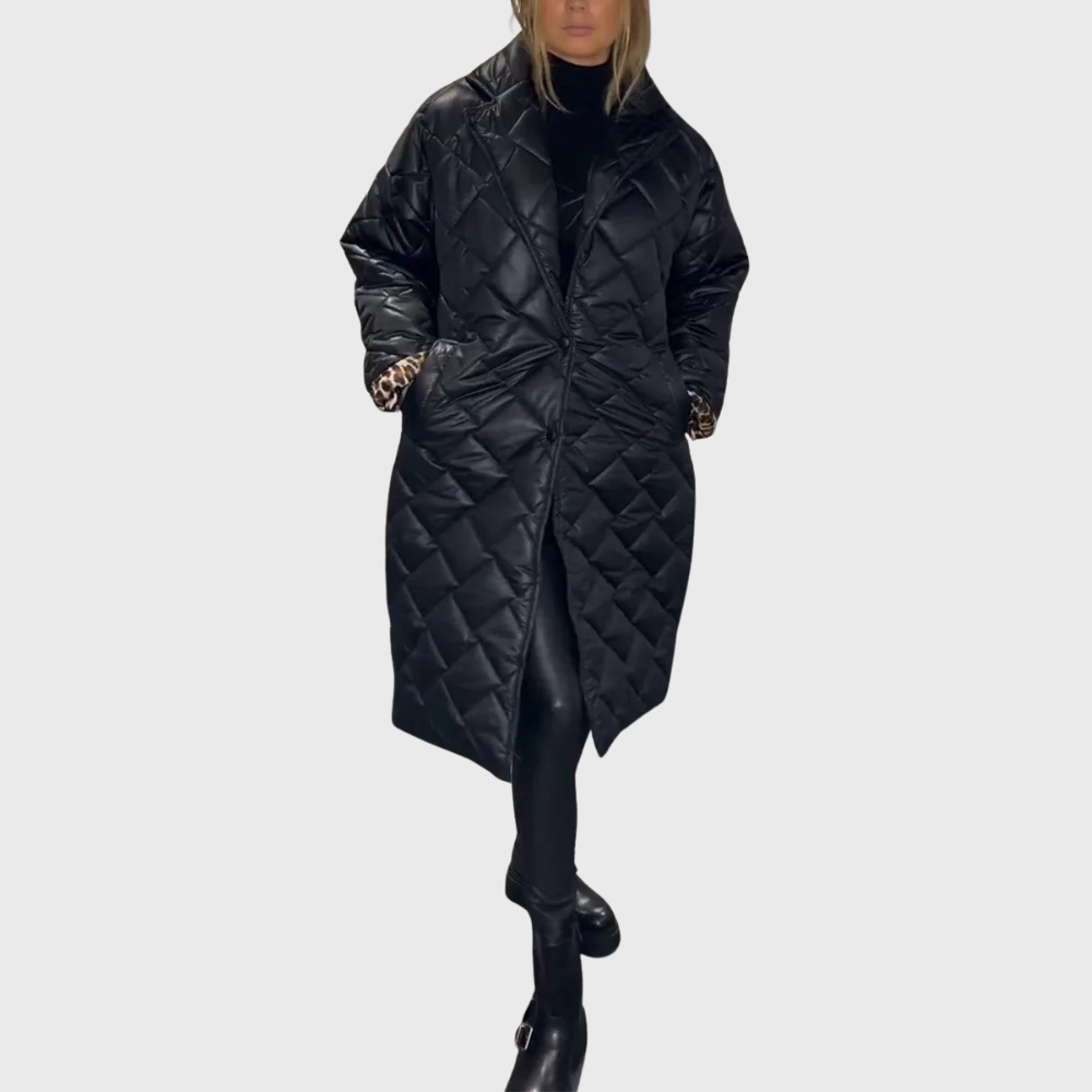 Stylische Damen Winterjacke Warm Gepolstert