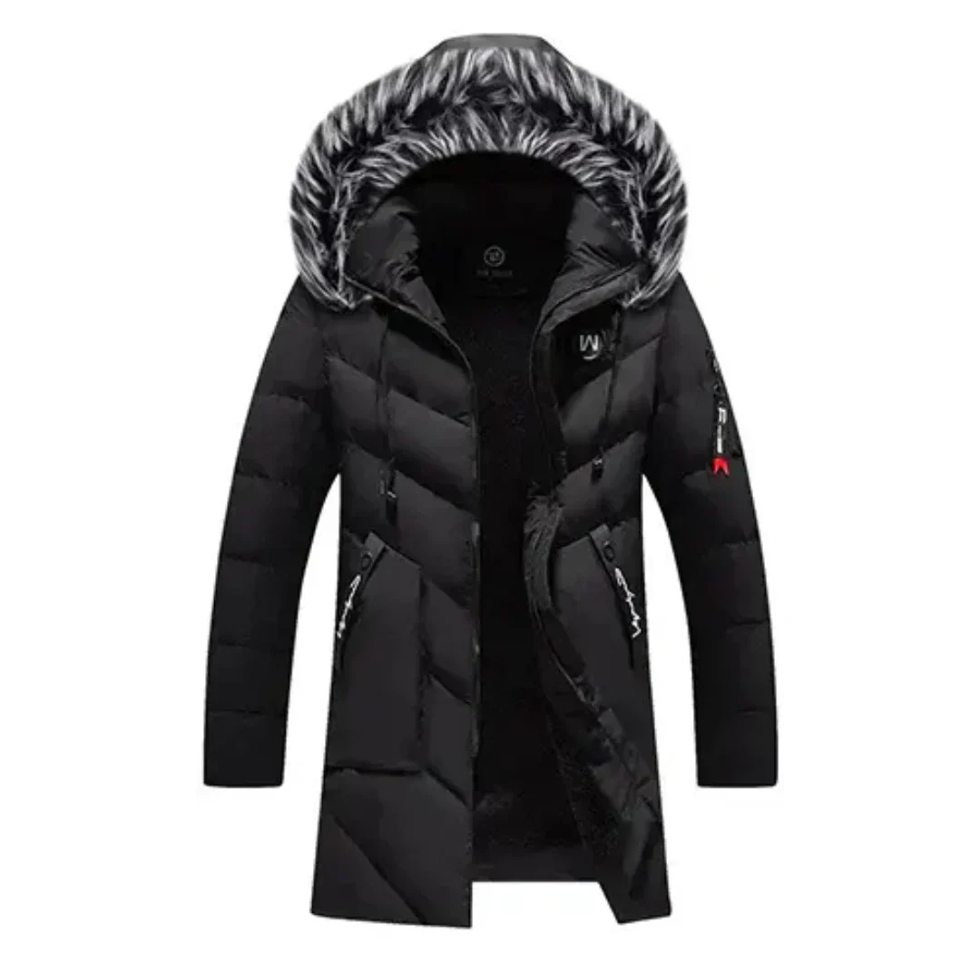 Herren Winterjacke Kapuze Leicht Isoliert