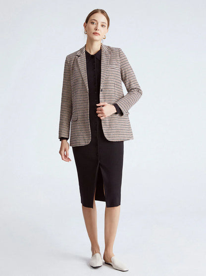 Stylische Tweedjacke Damen - IdealeKleiden