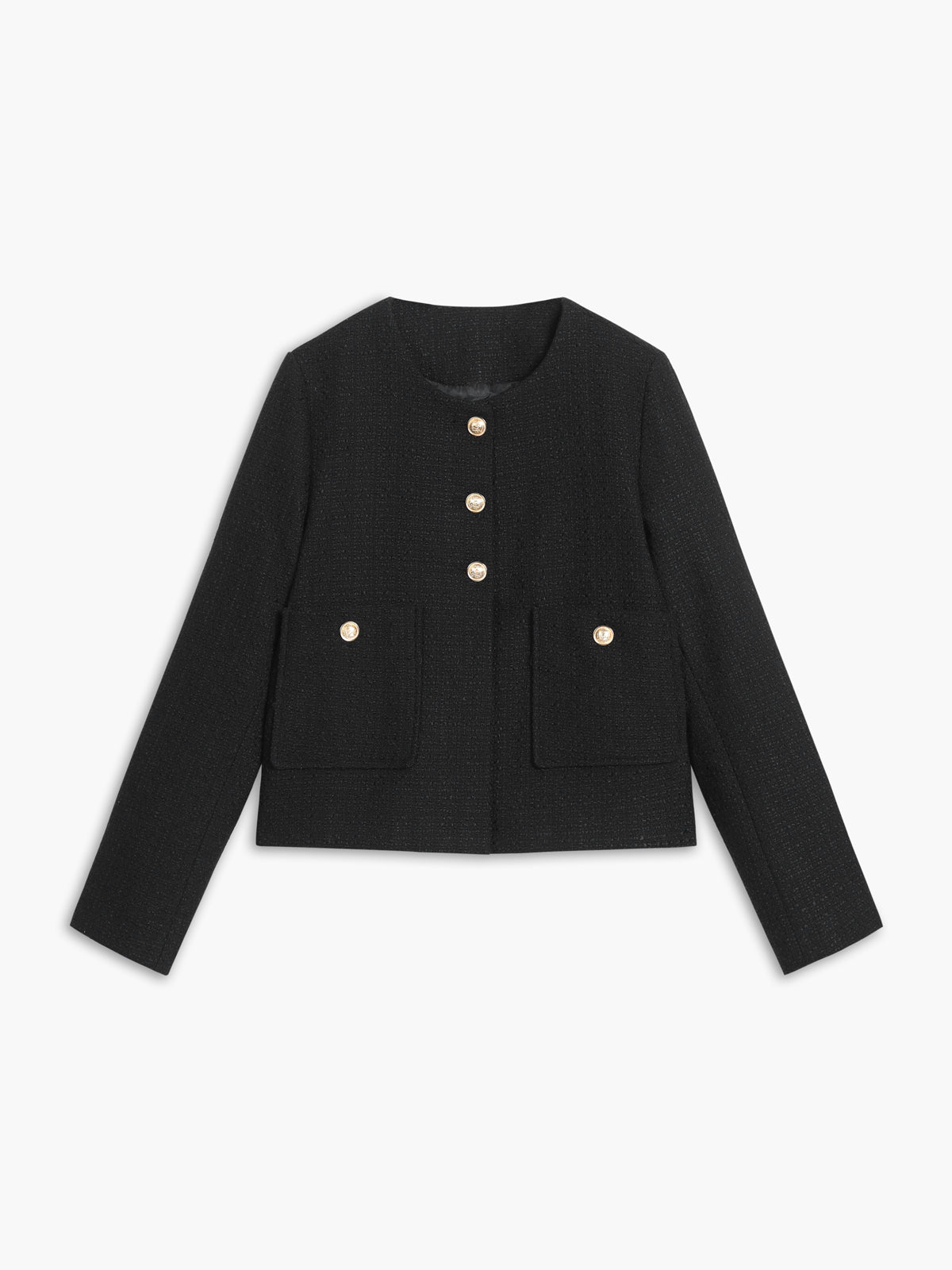 Stilvolle Tweed-Jacke Elegantes Design