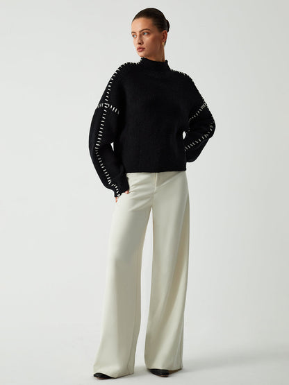 Modische Strickpullover Frauen Elegante Designs - IdealeKleiden