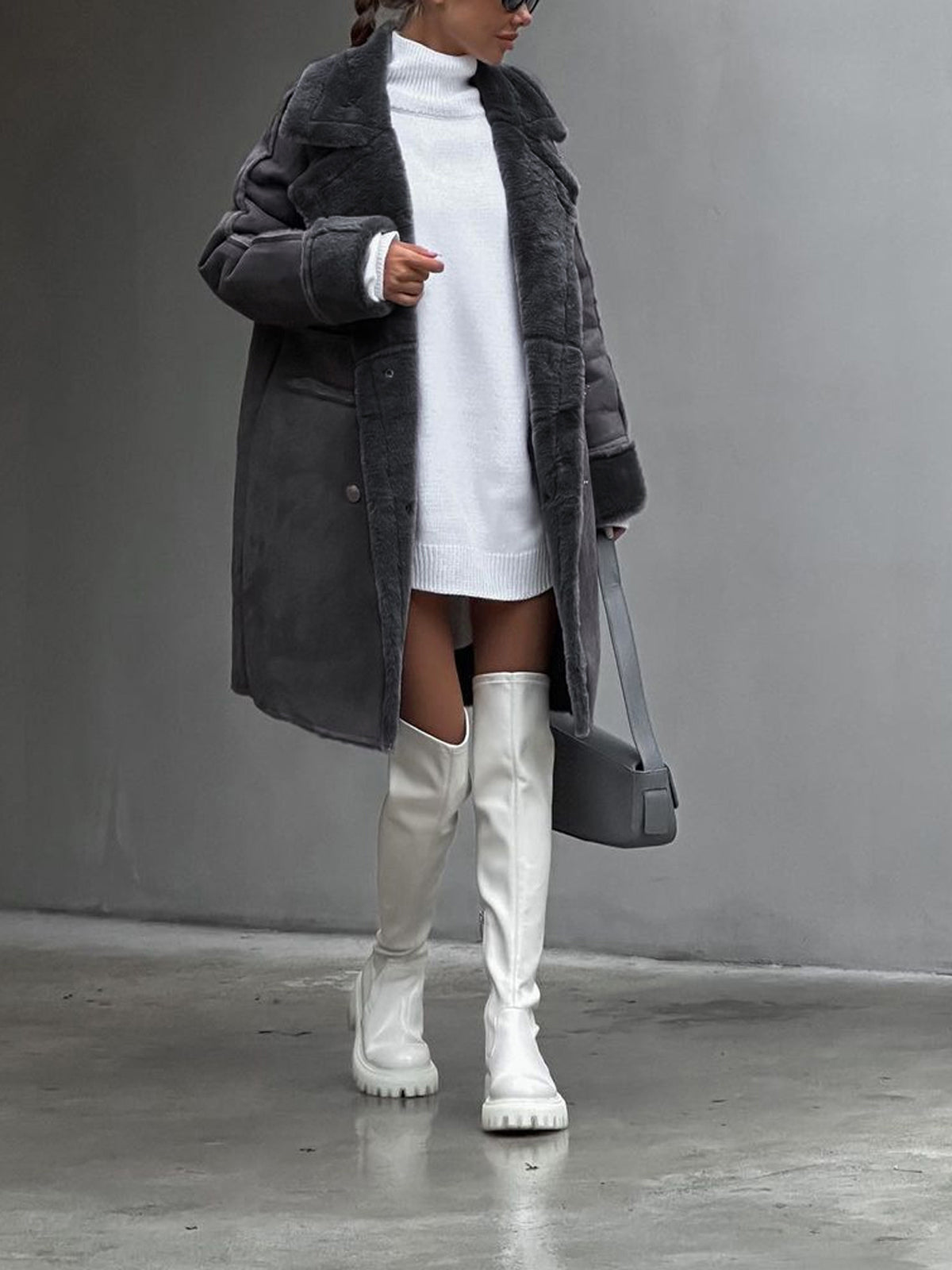 Langer Damen Wintermantel Elegant