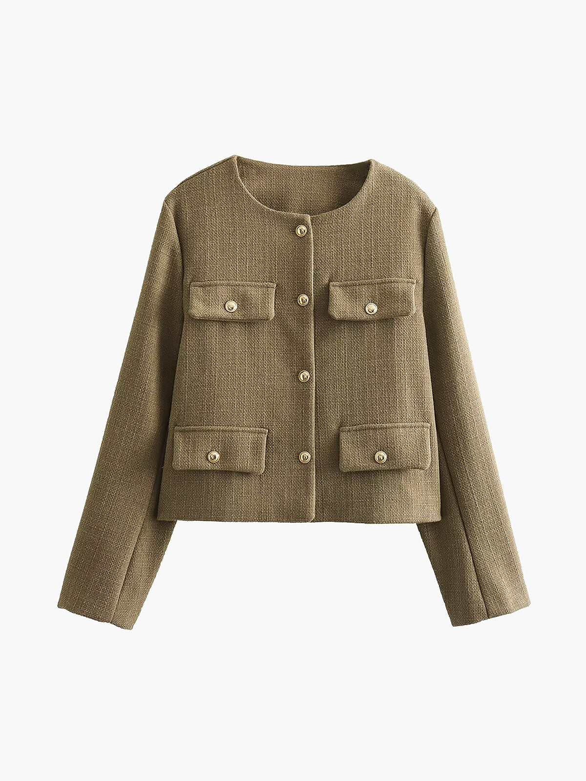 Stilvolle Tweed-Jacke Damen