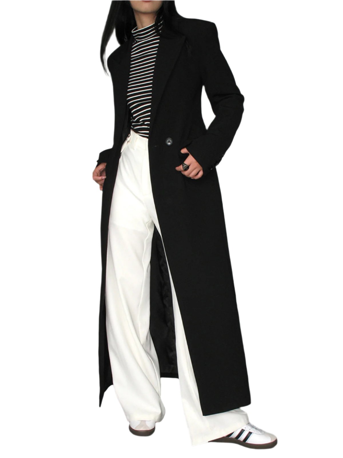 Eleganter Frauen Langmantel Zeitlos Chic