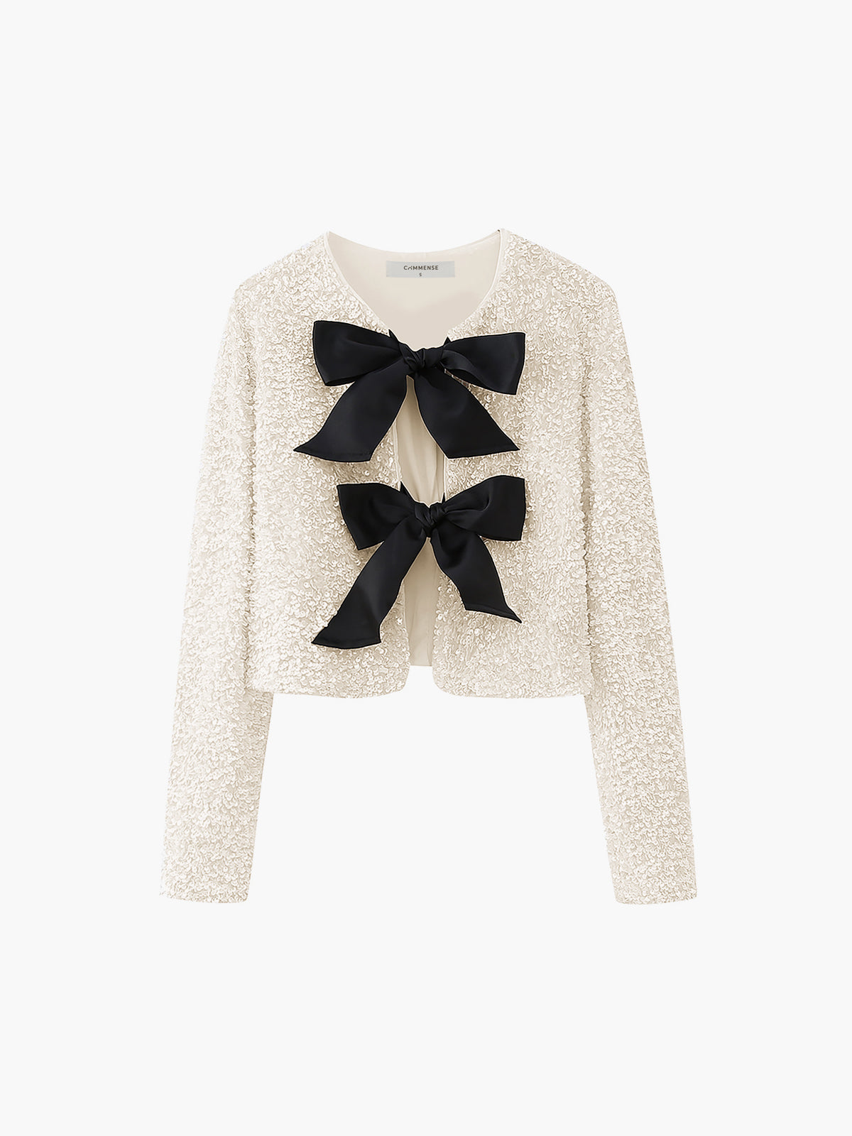 Elegante Damenjacke Samt Blumen Muster