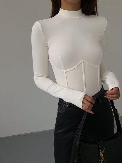 Elegante Damen T-Shirt Slim Fit Design
