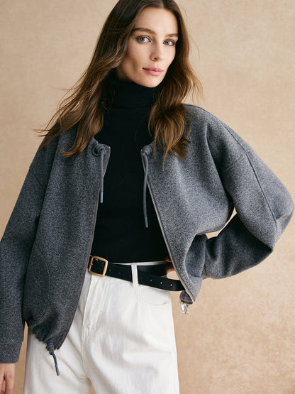 Modische Reißverschlussjacke Damen