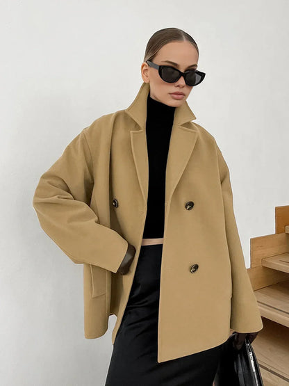 Damenschal Taupe Warm Elegant