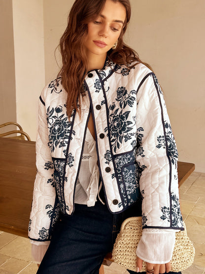 Gemütliche Bedruckte Jacke Modern Design