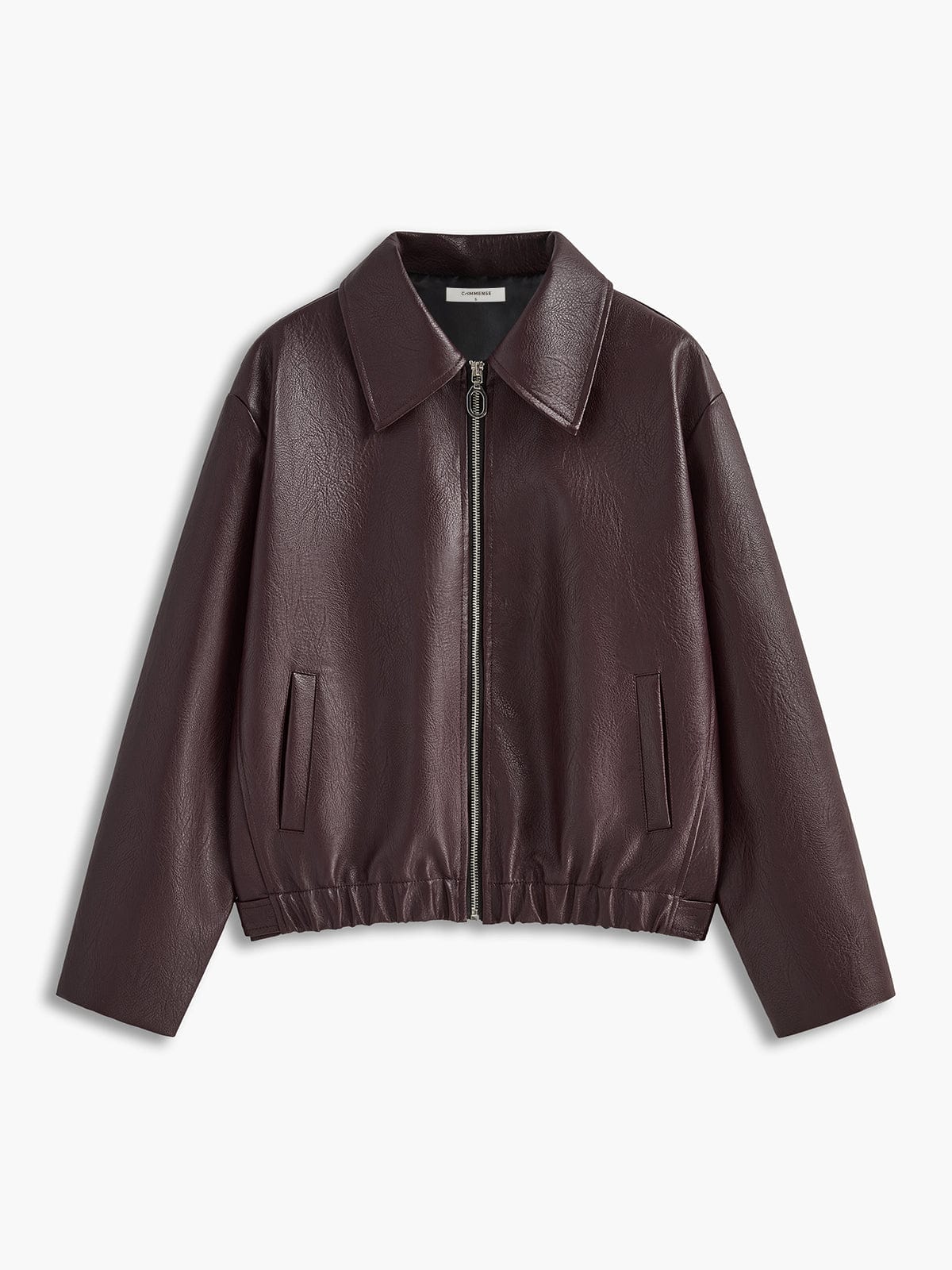 Stylische Lederjacke Rot Elegant und Zeitlos