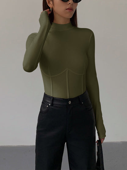 Elegante Damen T-Shirt Slim Fit Design