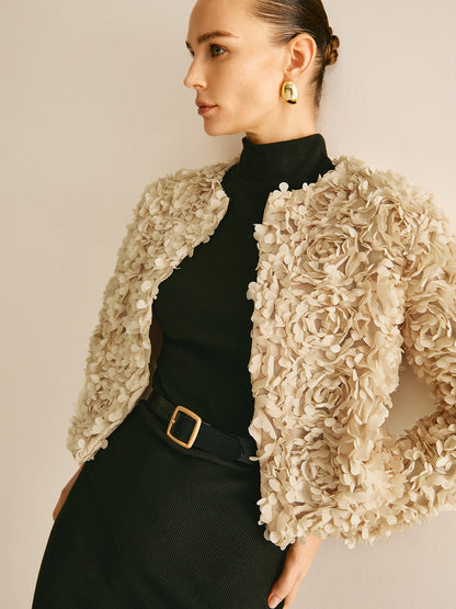 Eleganter Beige Blazer Damen