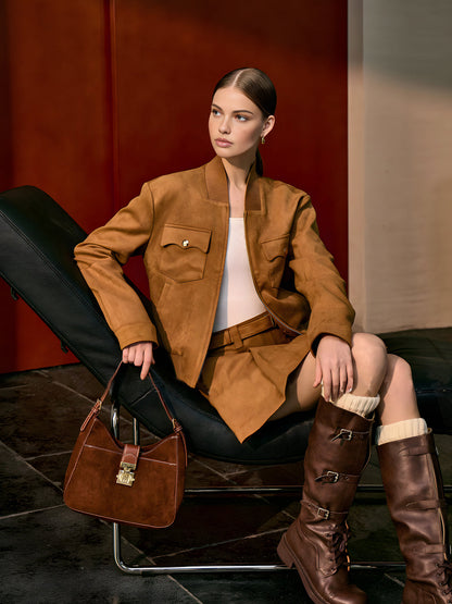 Praktische Reißverschlussjacke Modern Style