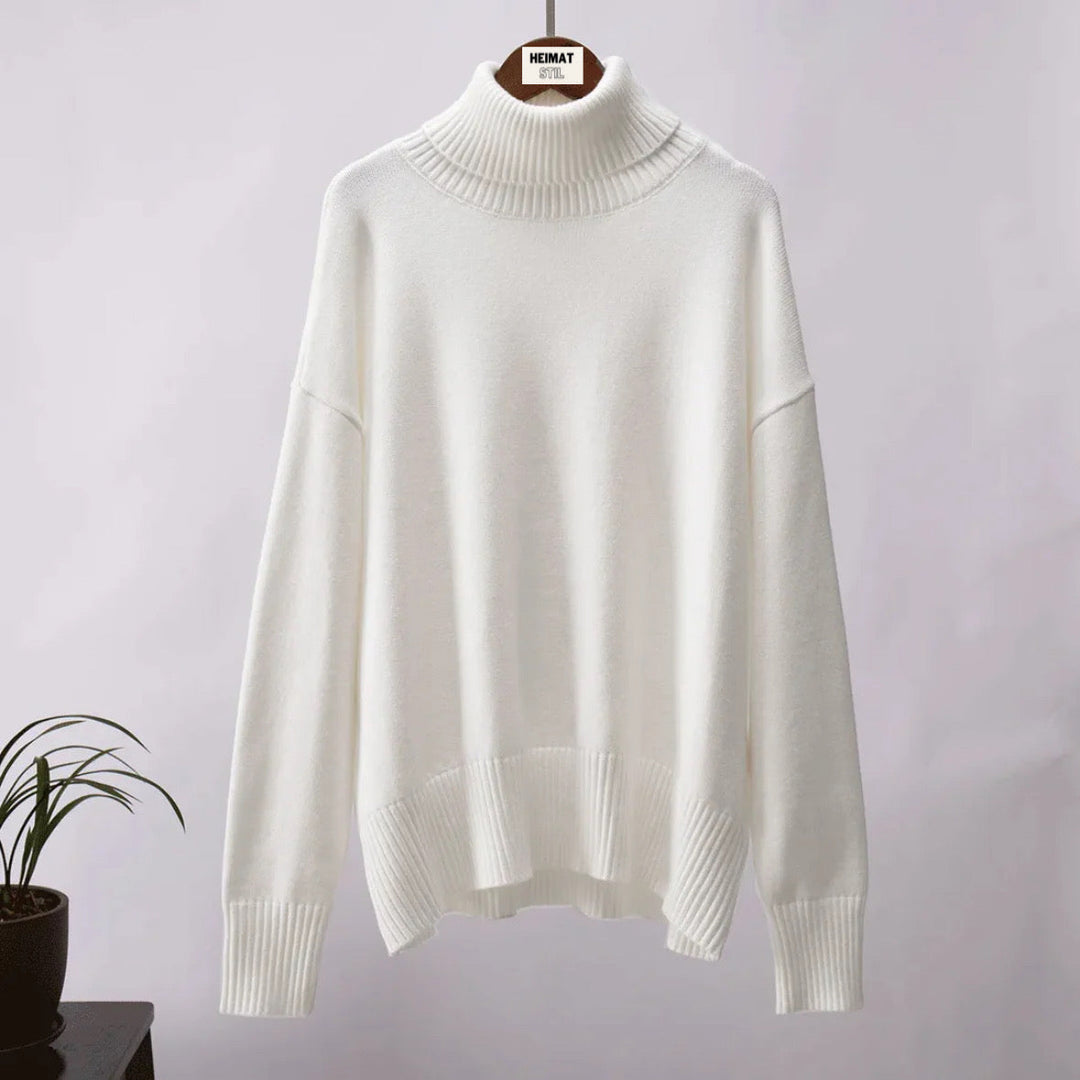 Bequemer Damen Pullover Locker Geschnitten