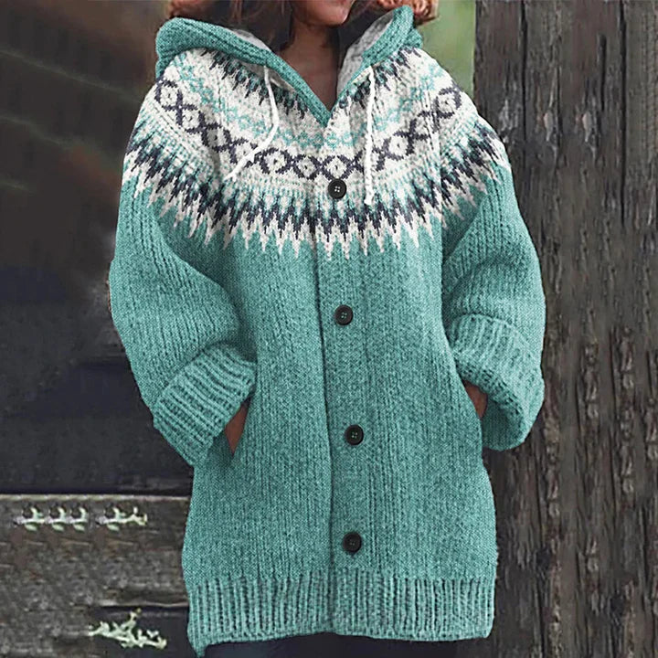 Damen Cardigan Knopfverschluss Elegantes Design