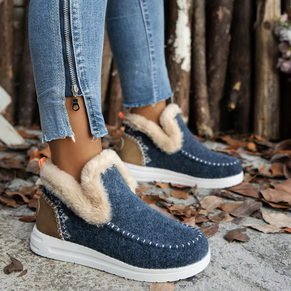 Gemütliche Winterstiefeletten für Damen - IdealeKleiden