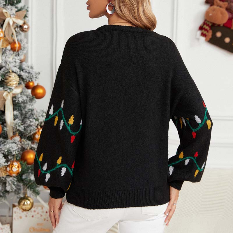 Weihnachtspullover Mit Festlichem Design - IdealeKleiden