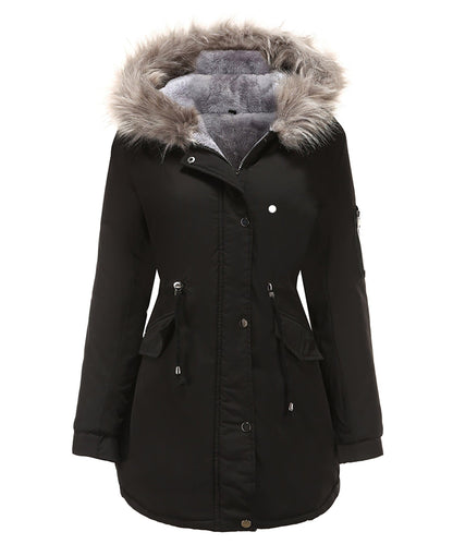 Warme Winterjacke Damen Mantel