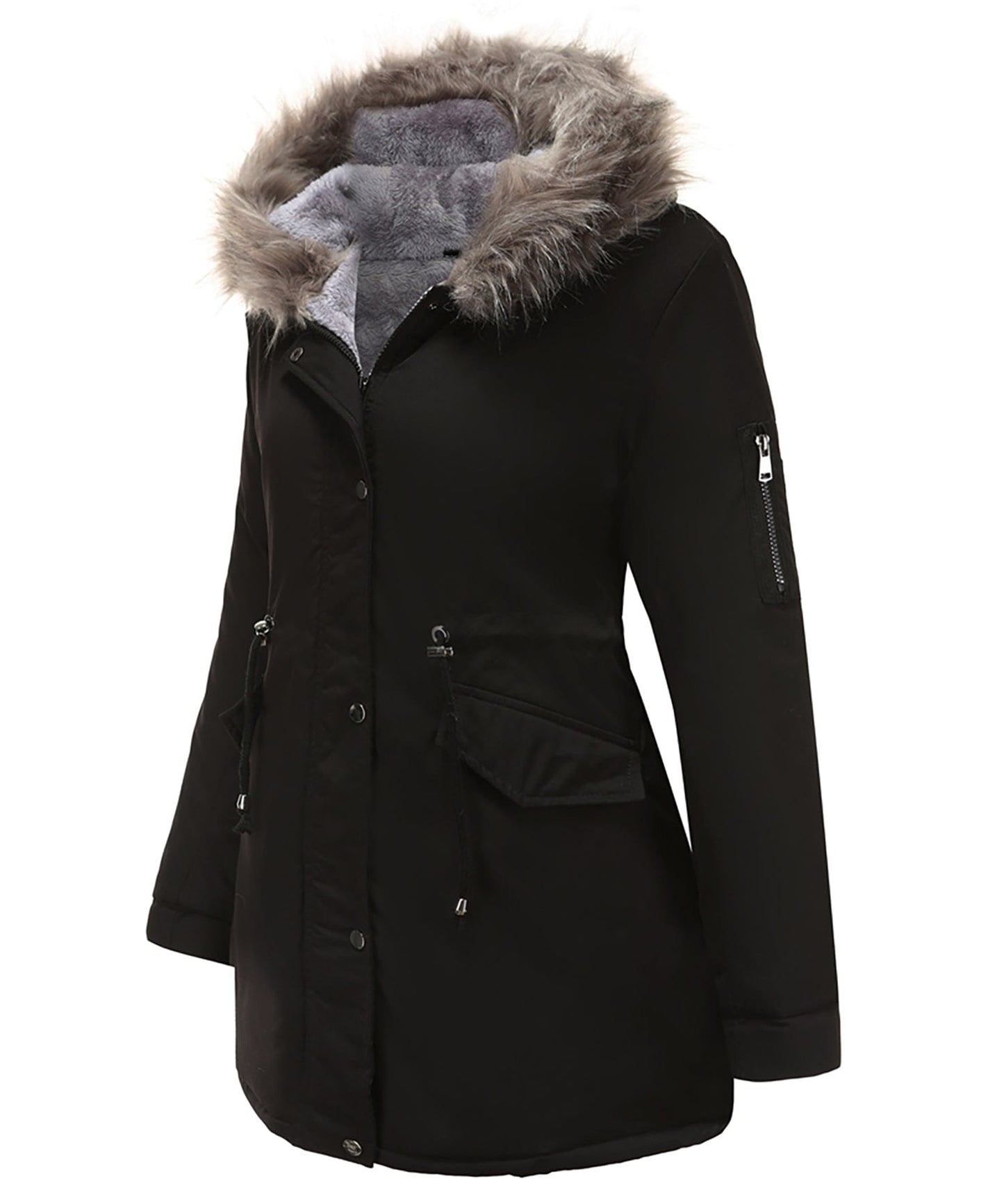 Winter-Parka Damen Warm Isoliert - IdealeKleiden