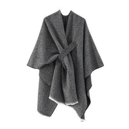 Kaschmir Poncho Elegante Damenmode - IdealeKleiden