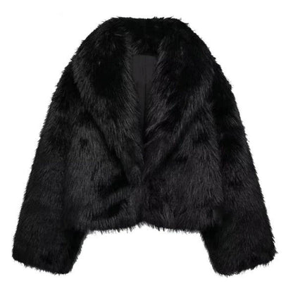 Eleganter Damen Fellmantel Luxus