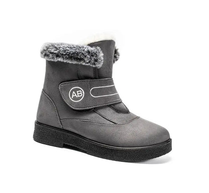 Warmes Schneestiefel Damen Kaninchenfell Isoliert - IdealeKleiden