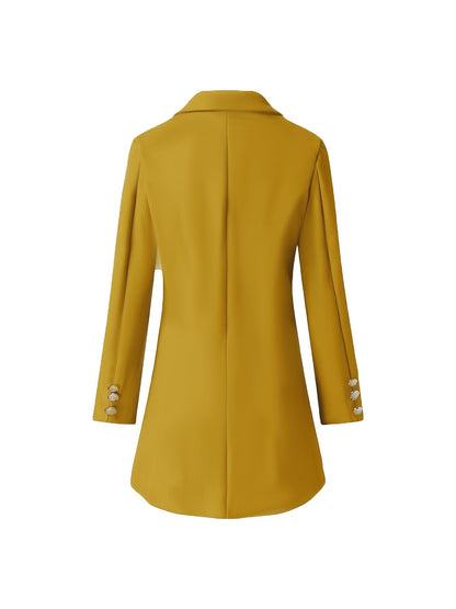 Damen Mantel Warm Kragen Herbst Winter - IdealeKleiden
