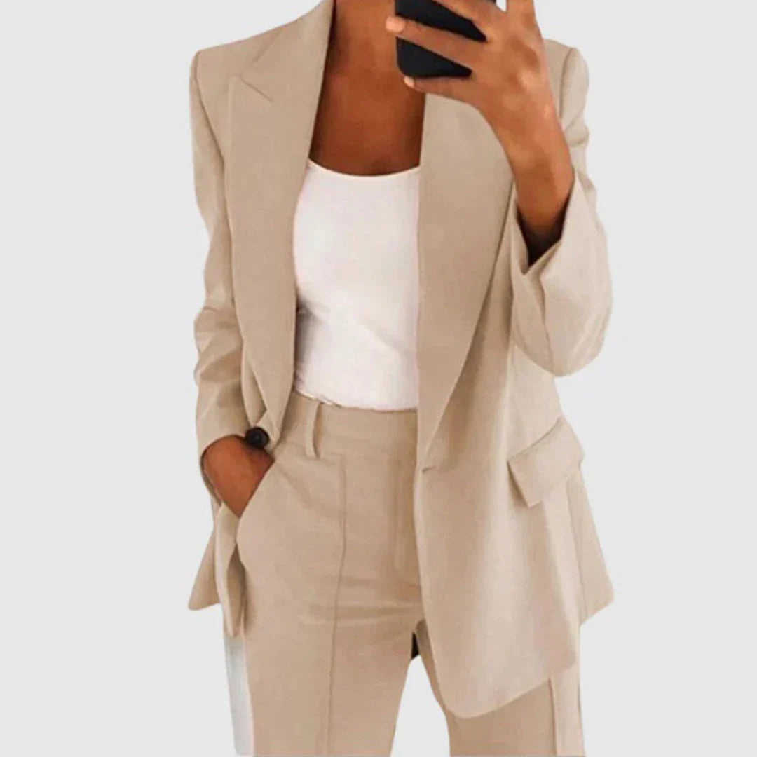 Stilvoller Damenblazer Elegant Schwarz