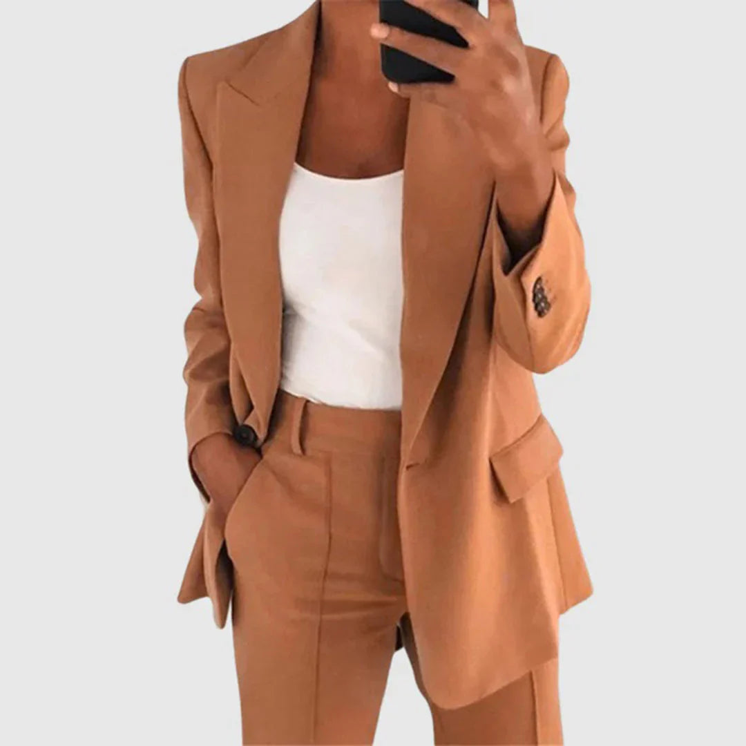 Stilvoller Damenblazer Elegant Schwarz