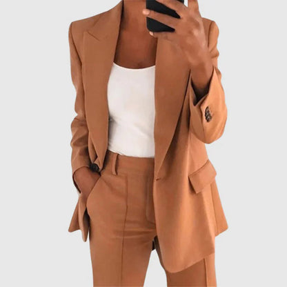 Stilvoller Damenblazer Elegant Schwarz