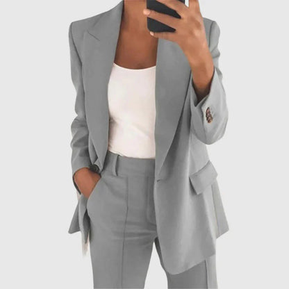 Stilvoller Damenblazer Elegant Schwarz