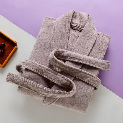 Kuschelbademantel Herren Lang Fleece