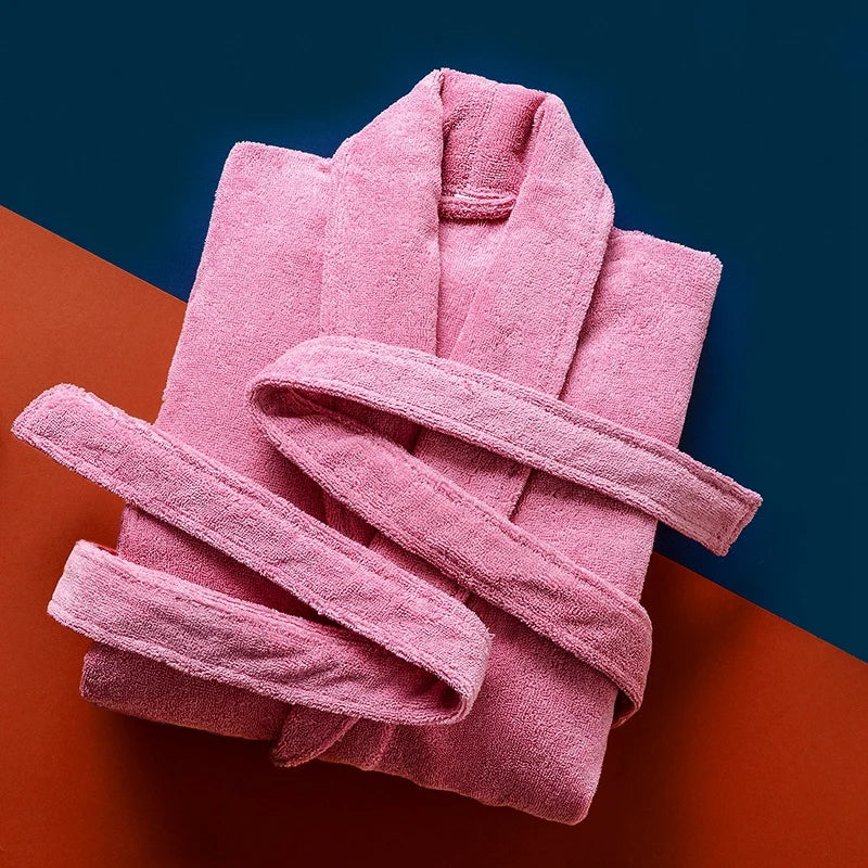 Kuschelbademantel Herren Lang Fleece
