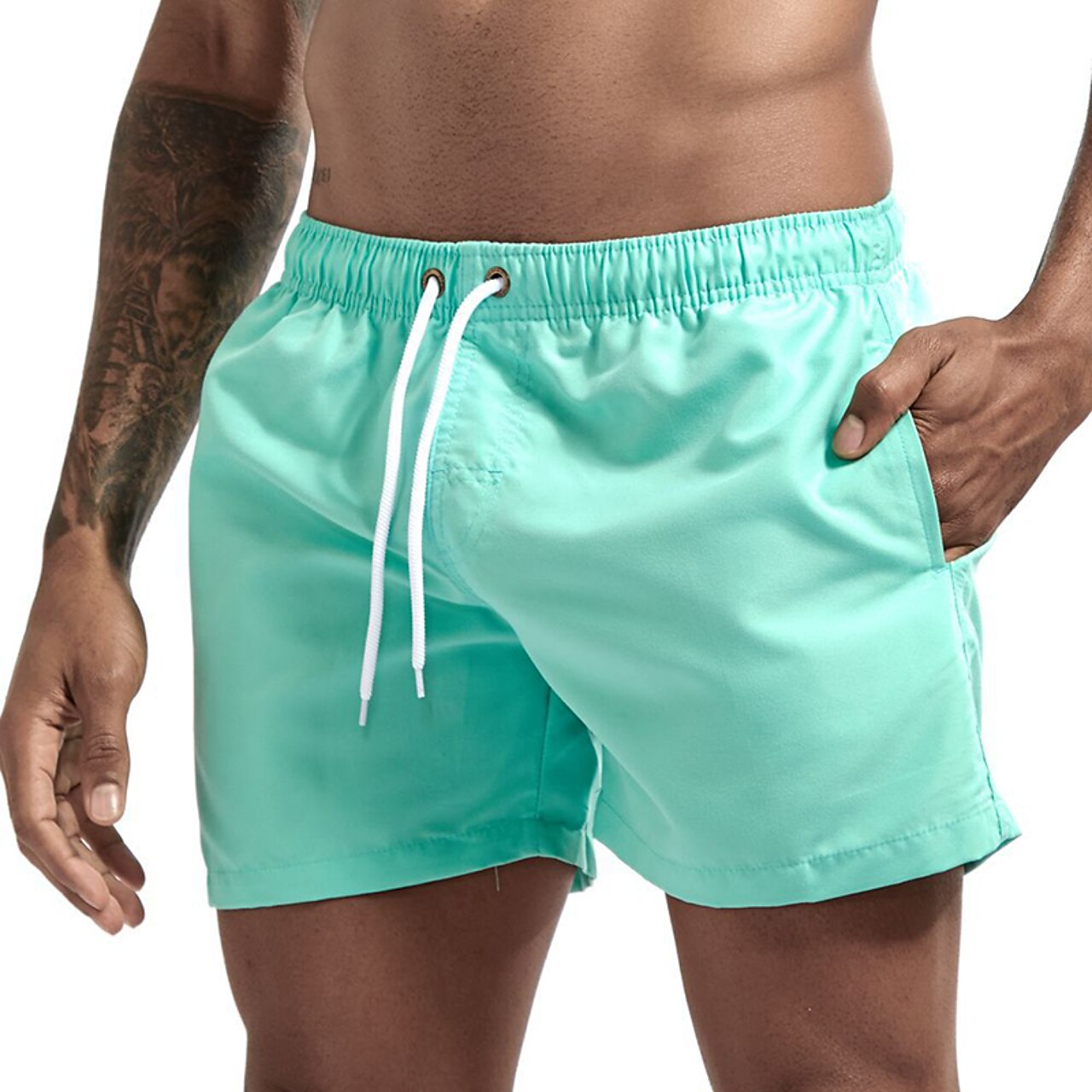 Strandshorts Männer Elastisch Schnelltrocknend