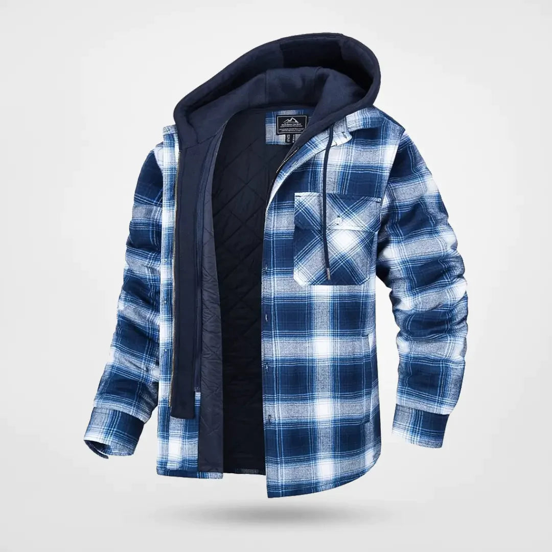Denny - Winterjacke Karo Muster