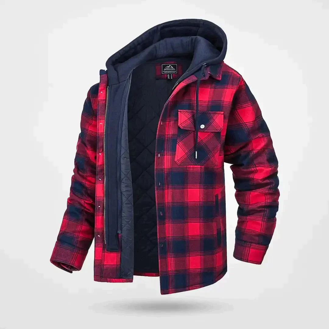 Denny - Winterjacke Karo Muster
