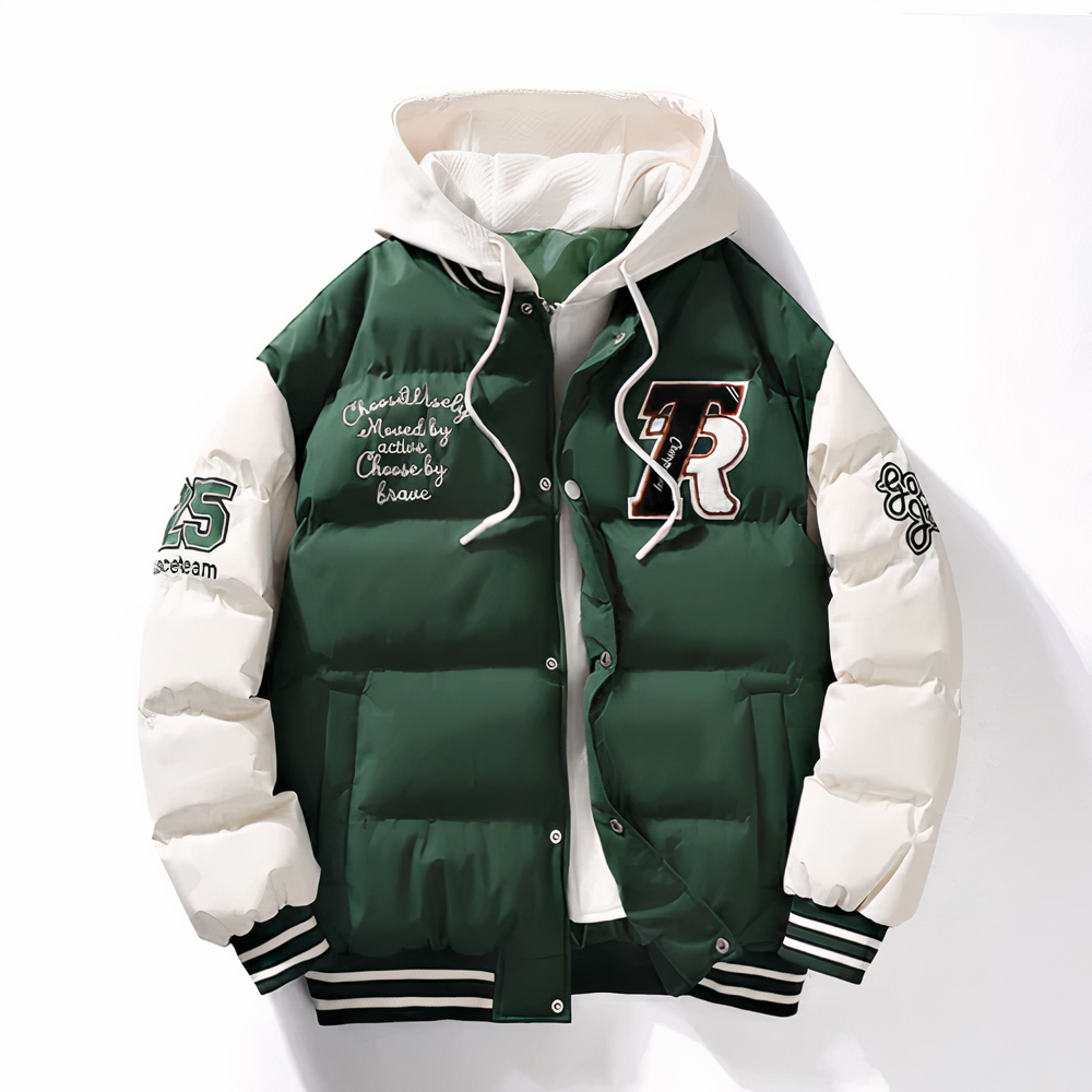 Herren Winterjacke Warm Kapuzenjacke