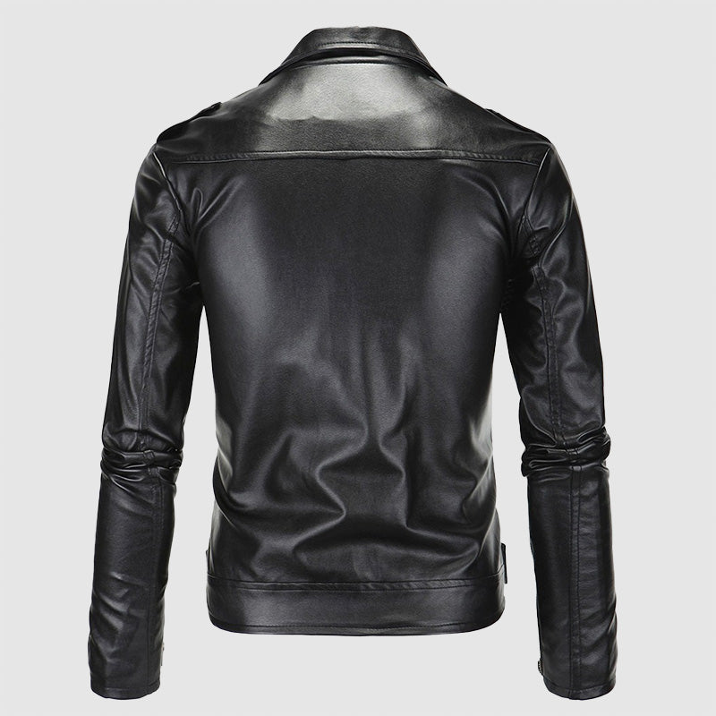 Stylische Lederjacke Urban Chic - IdealeKleiden