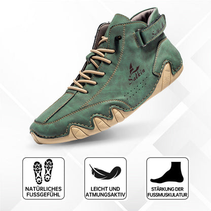 Orthopädische Barfußschuhe Wasserdicht Rutschfest Leder