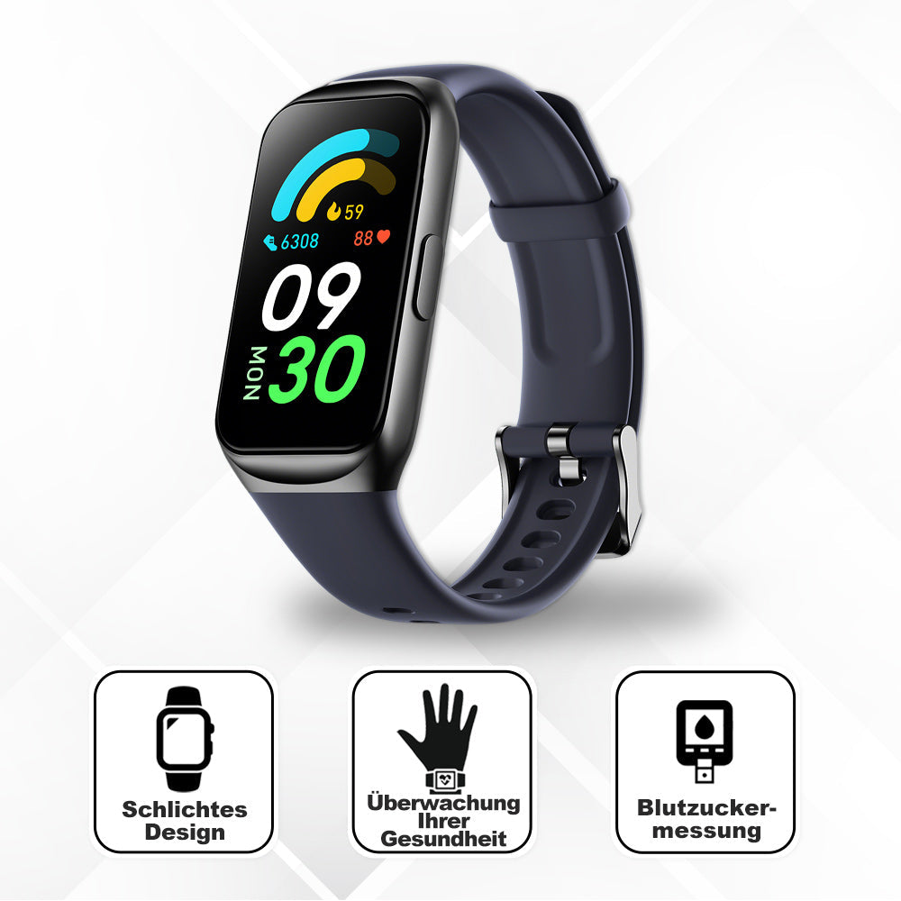 Medizinische Smartwatch Blutzucker Überwachung Echtzeit